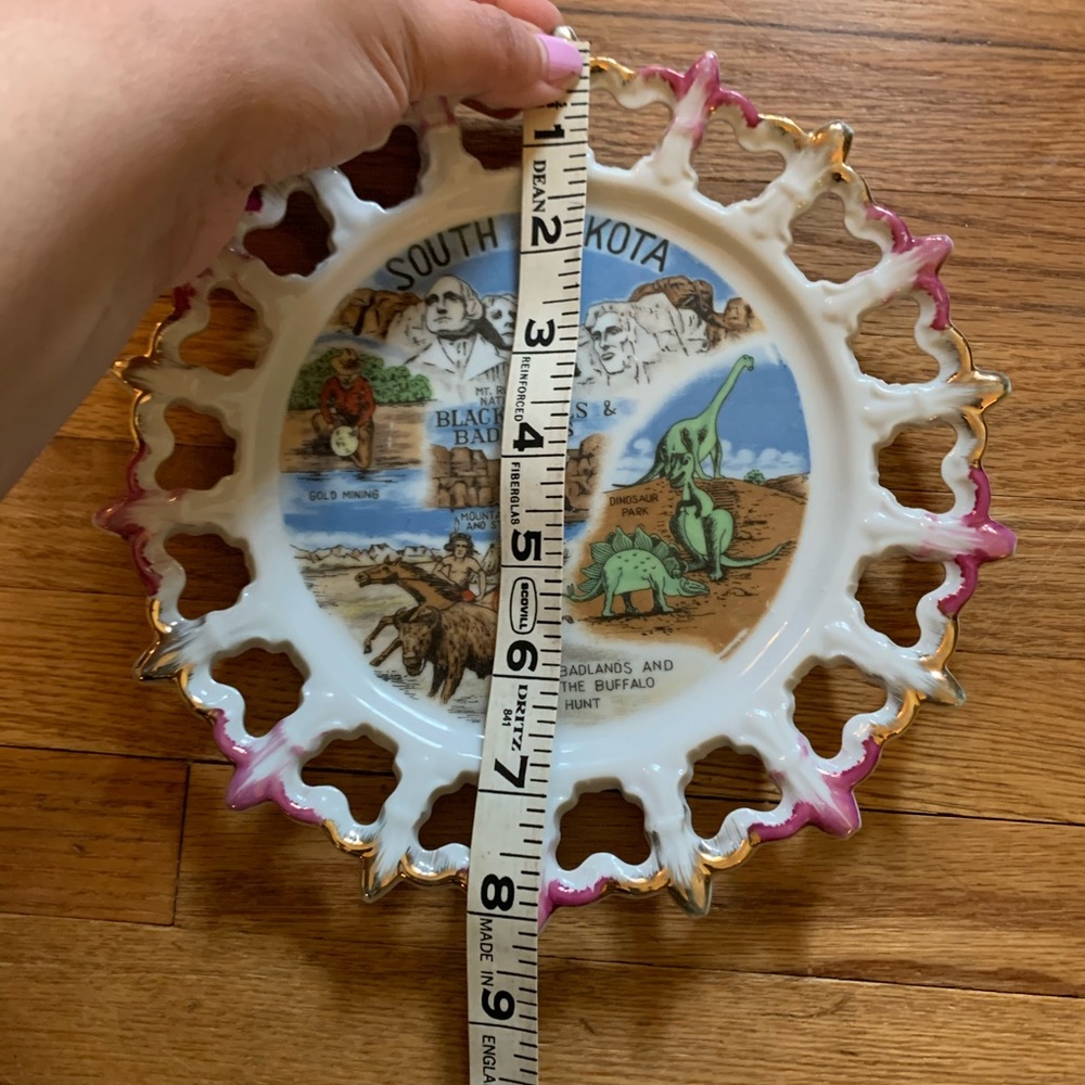 Vintage South Dakota Souvenir Plate - Picture 3 of 5